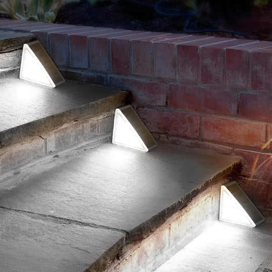 Moderne Solar-Treppenbeleuchtung Außenbeleuchtung für Haus und Garten 9