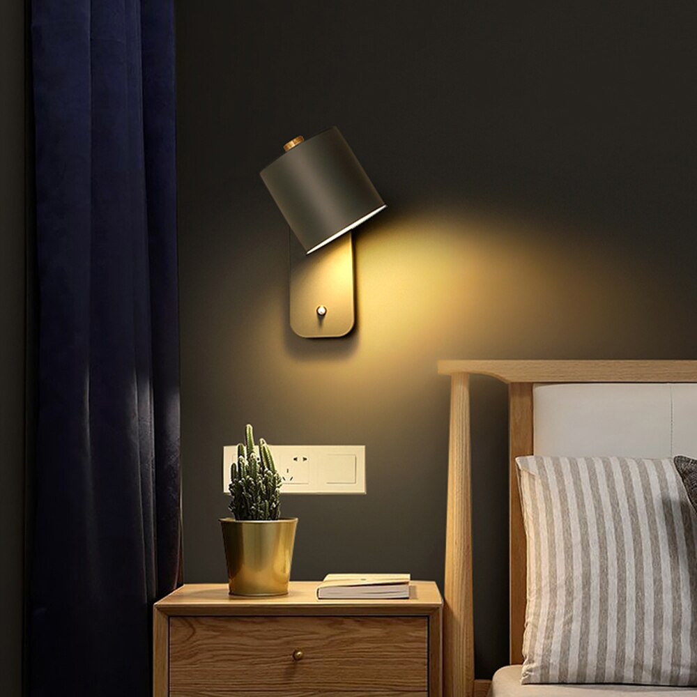 Moderne Wandleuchte Innen mit Schalter – LED Wandlampe für Wohnräume und Büros 7