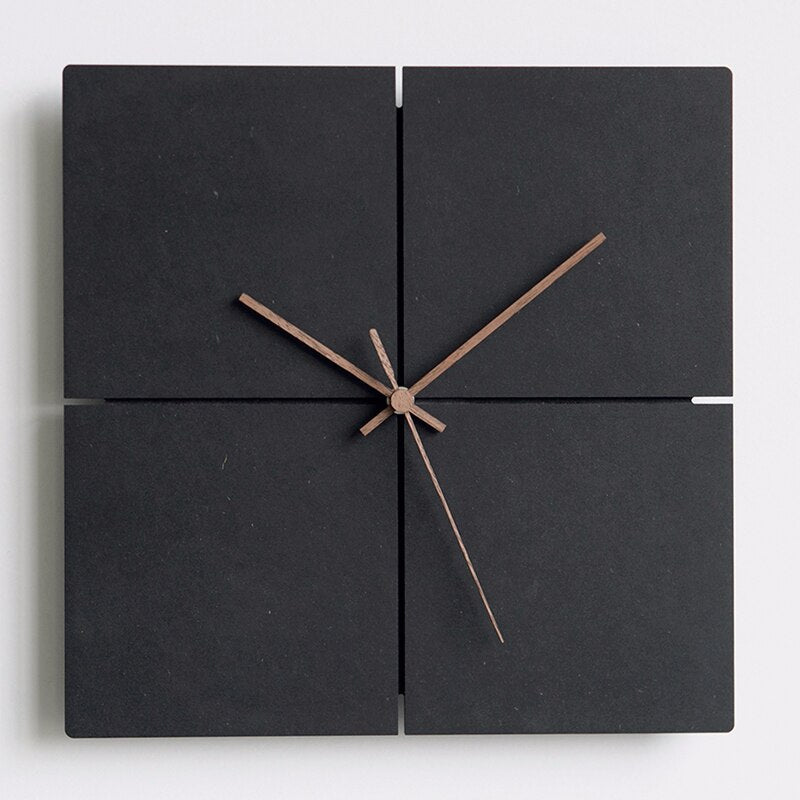 Moderne Wanduhr Minimalistisch für Zuhause und Büro, Rund oder Quadratisch, 28 cm 3