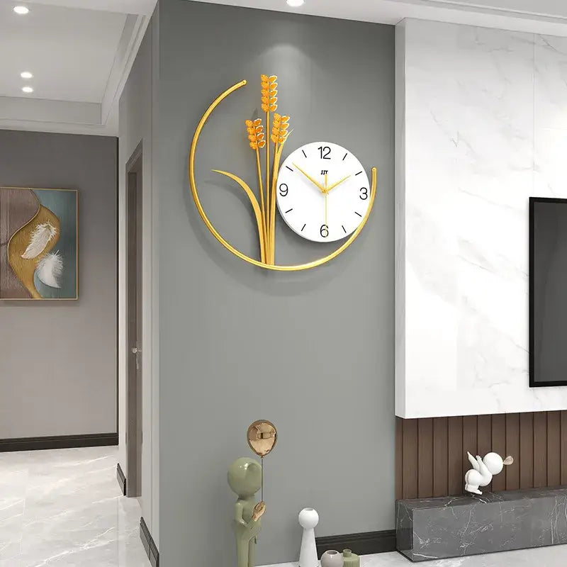Moderne Wanduhr Rund für Wohnzimmer und Büro mit Einzigartigem Design 3