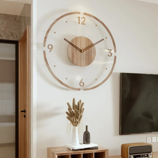 Moderne Wanduhr für Wohnzimmer im Minimalistischen Stil 0