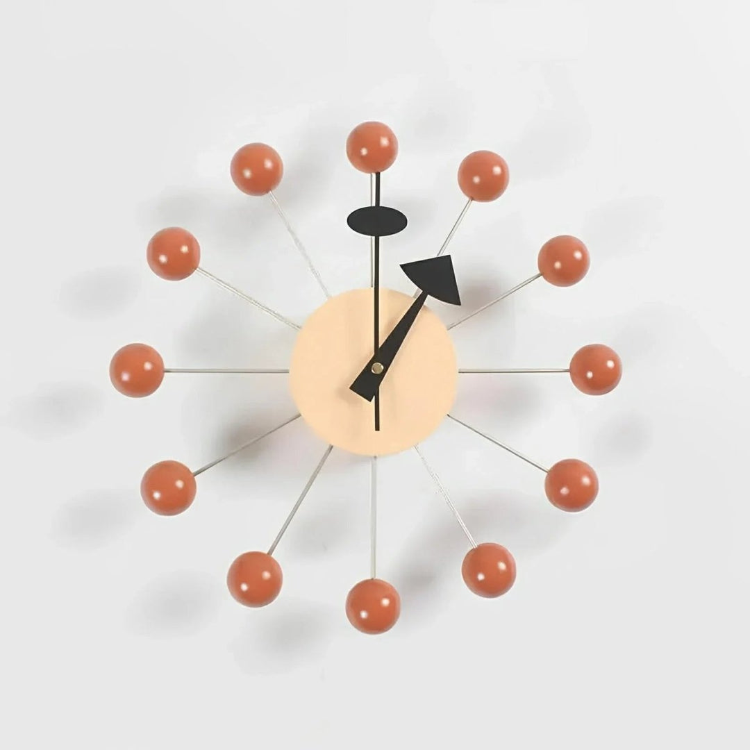Moderne Wanduhr im Sonnenschliff-Design für stilvolle Akzente 3