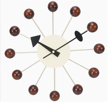 Moderne Wanduhr im Sonnenschliff-Design für stilvolle Akzente 8