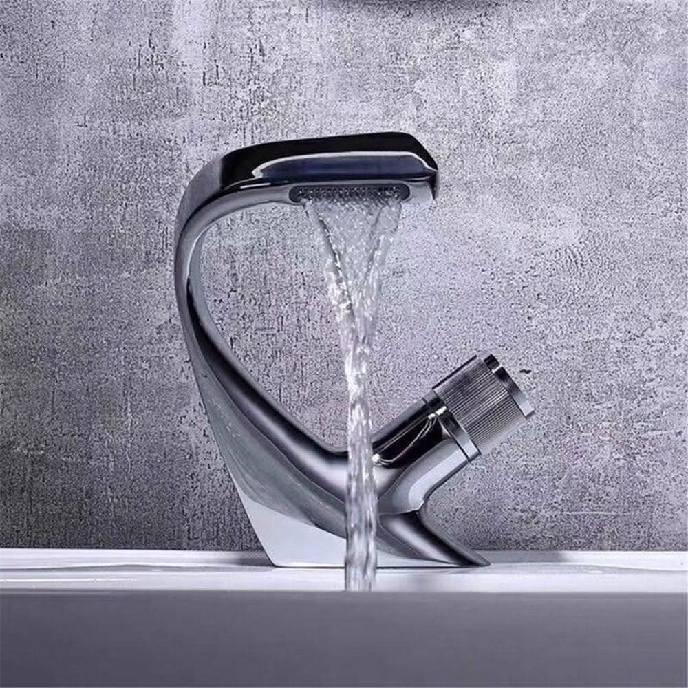 Moderne Waschtischarmatur Wasserfall-Design für stilvolle Badezimmer Armaturen Bad 4