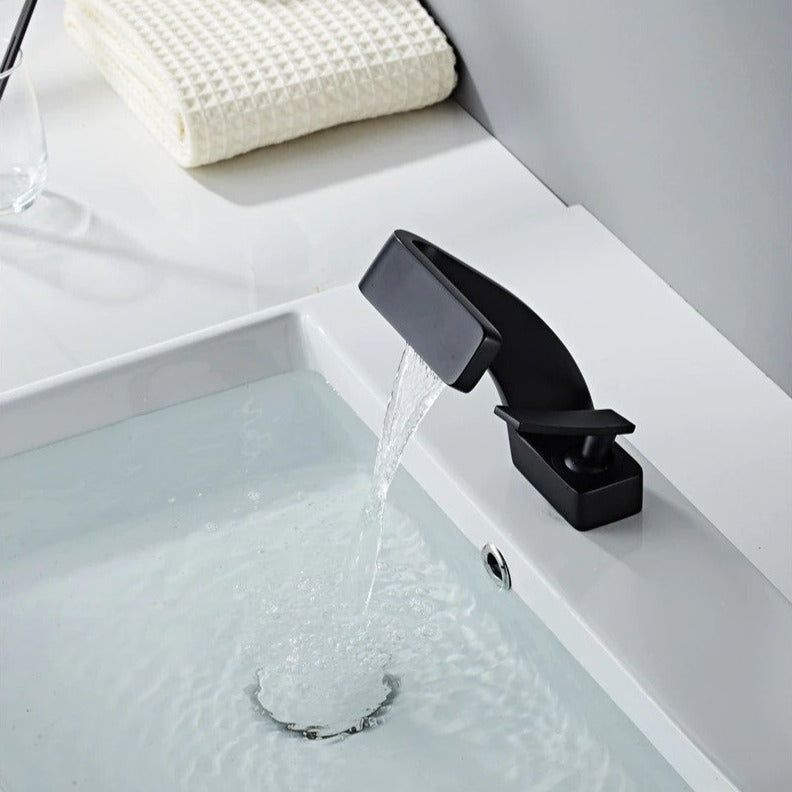 Moderner Wasserhahn Küche Bad Mit Geschwungenem Design Küchenarmatur 5