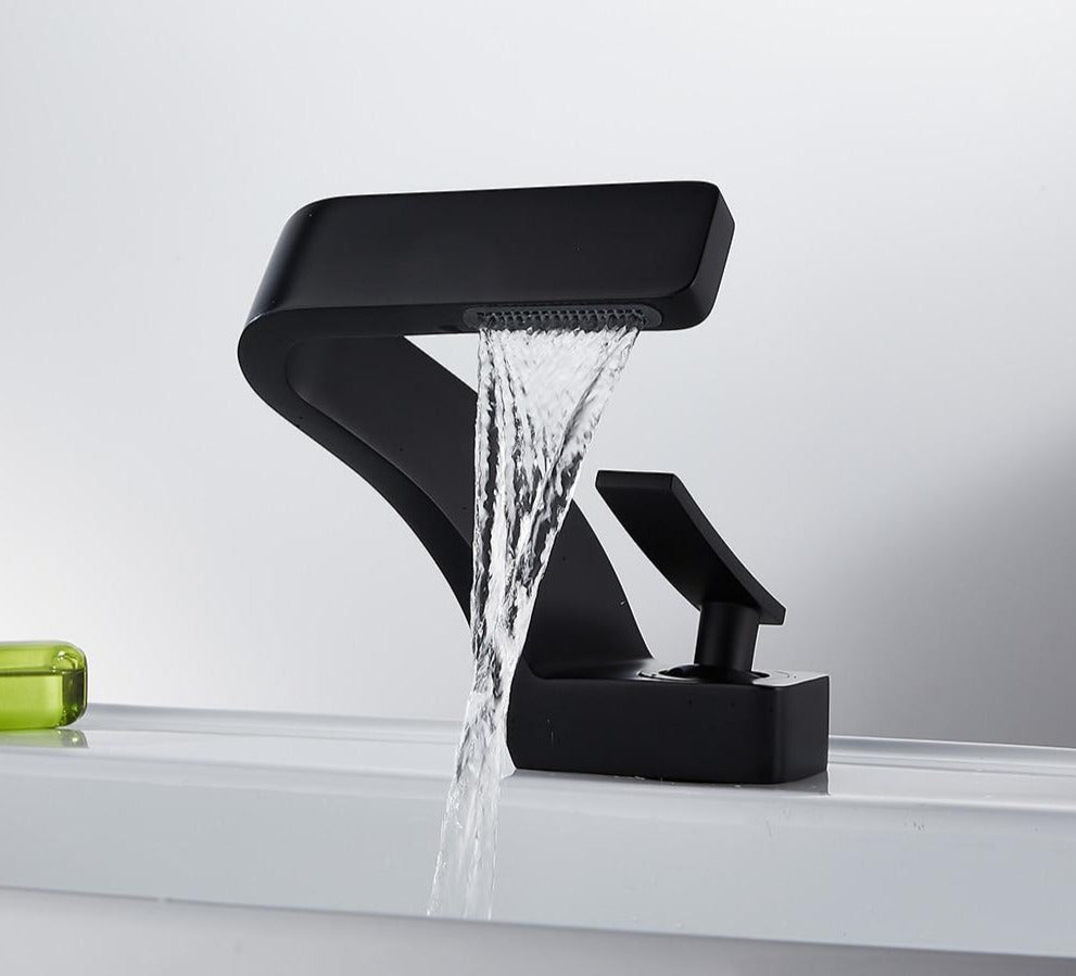 Moderner Wasserhahn Küche Bad Mit Geschwungenem Design Küchenarmatur 7