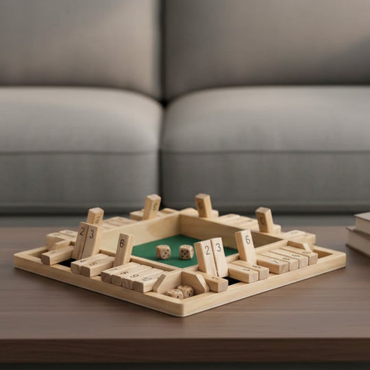 Montessori Würfelspiel Lernspielzeug für 3-Jährige zur Förderung von Logik und Konzentration 0