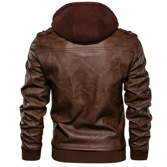 Motorrad-Lederjacke Für Männer