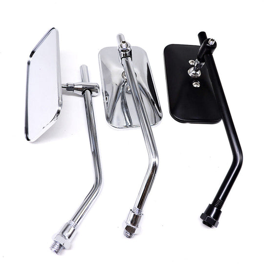 Motorrad-Lenkerspiegel verstellbar mit Universal-Klemmhalterungen 4