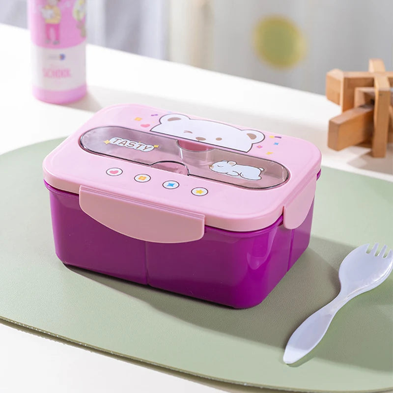 Multifunktionale Bento-Lunchbox mit vielseitigen Fächern für Damen und Herren 11