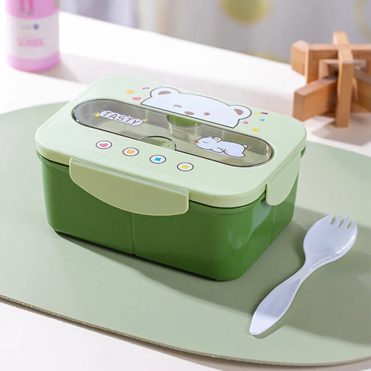 Multifunktionale Bento-Lunchbox mit vielseitigen Fächern für Damen und Herren 9