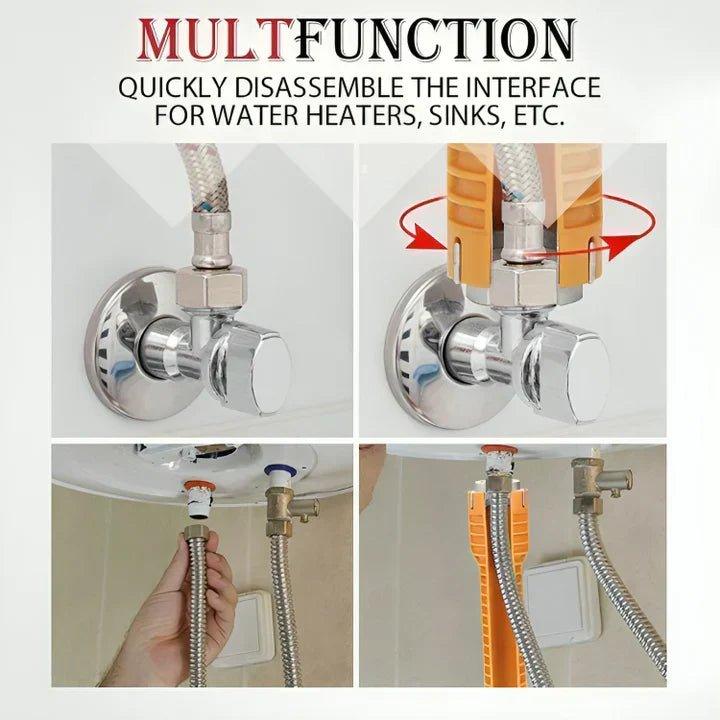 Multifunktionales Sanitär Werkzeug für Heimwerker - 8 in 1 Reparaturhilfe 6