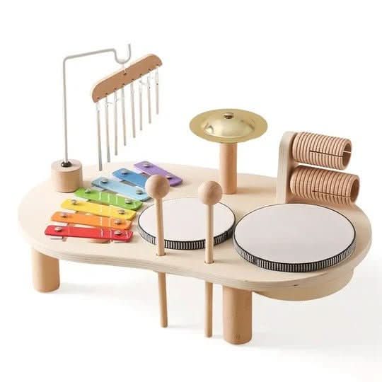 Musikalisches Holzspielzeug-Set für Babys ab 12 Monaten 7