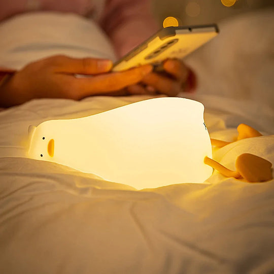 Nachtlicht Kinder Entenform Mit Einstellbaren Helligkeitsstufen Für Kinderzimmer 0