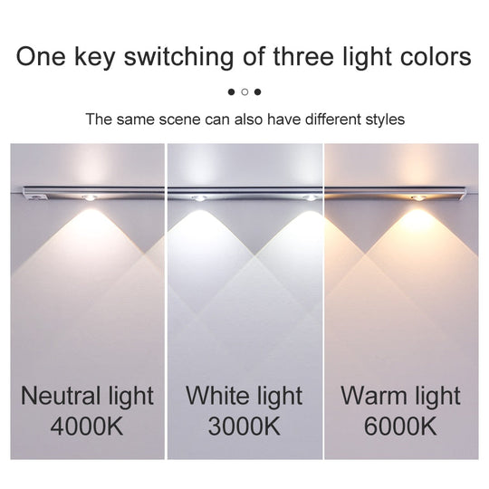 Nachtlicht Mit Bewegungssensor Für Schränke - Modernes Design Automatische Aktivierung 3