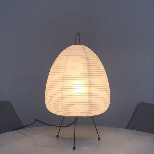 Nachttischlampe Japanisches Design mit Sanftem Licht für Wohnzimmer und Schlafzimmer 0