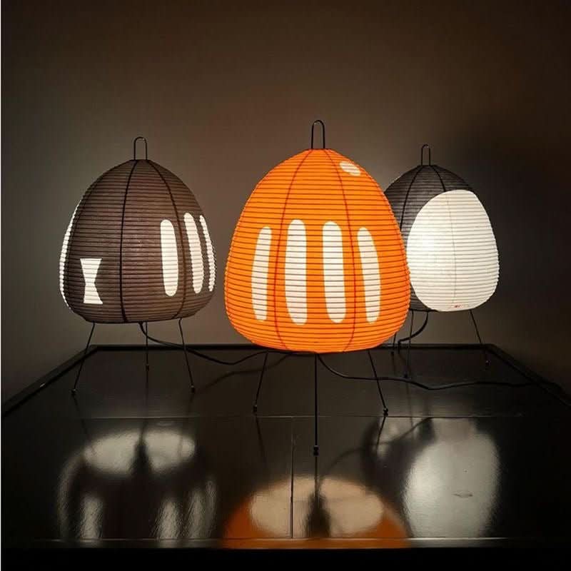 Nachttischlampe Japanisches Design mit Sanftem Licht für Wohnzimmer und Schlafzimmer 1