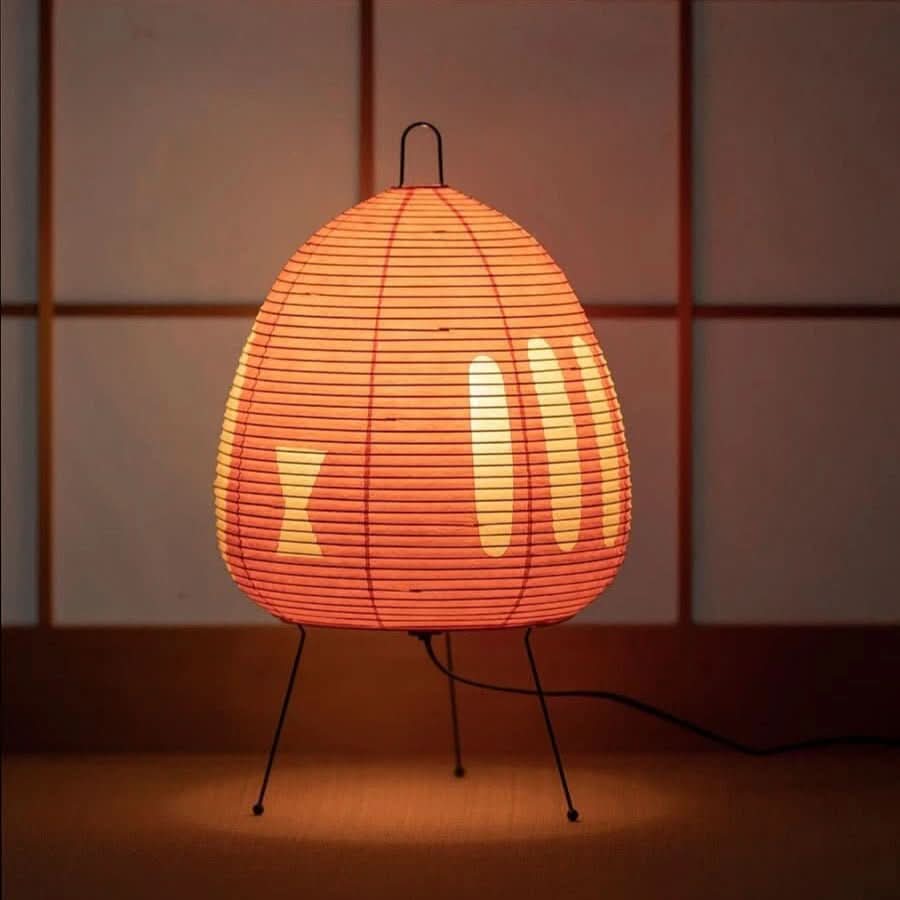 Nachttischlampe Japanisches Design mit Sanftem Licht für Wohnzimmer und Schlafzimmer 11