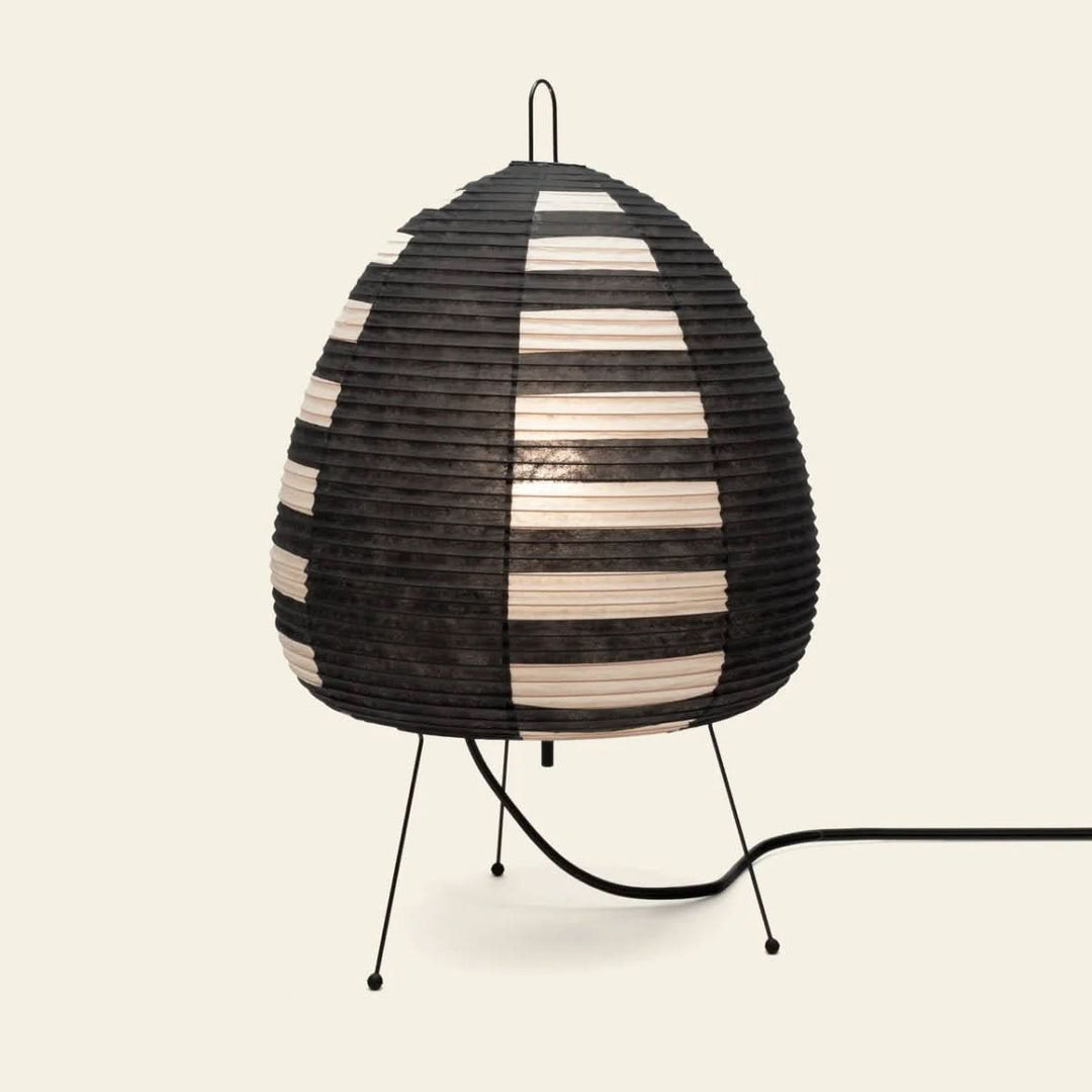 Nachttischlampe Japanisches Design mit Sanftem Licht für Wohnzimmer und Schlafzimmer 12