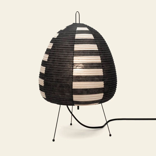Nachttischlampe Japanisches Design mit Sanftem Licht für Wohnzimmer und Schlafzimmer 12