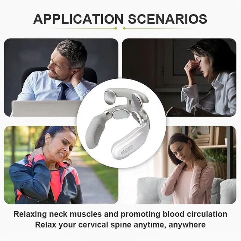 Nackenmassagegerät 4-in-1 mit Wärme und Vibration für Männer und Frauen 2