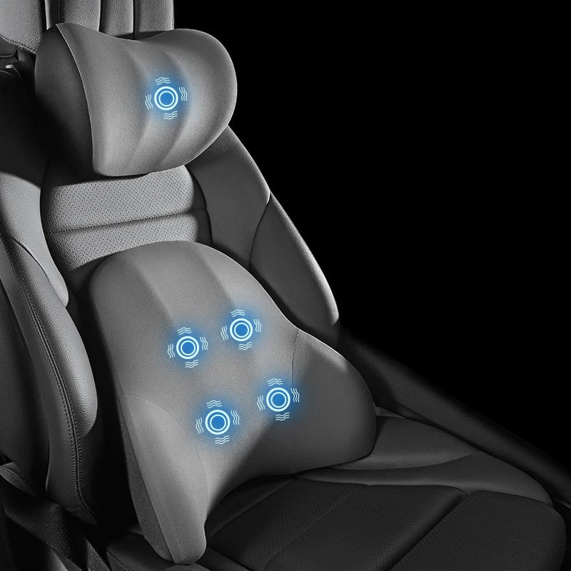 Nackenstützkissen mit Sanfter Vibration für Auto und Büro, Anpassungsfähiges Nackenkissen für Optimalen Komfort 11