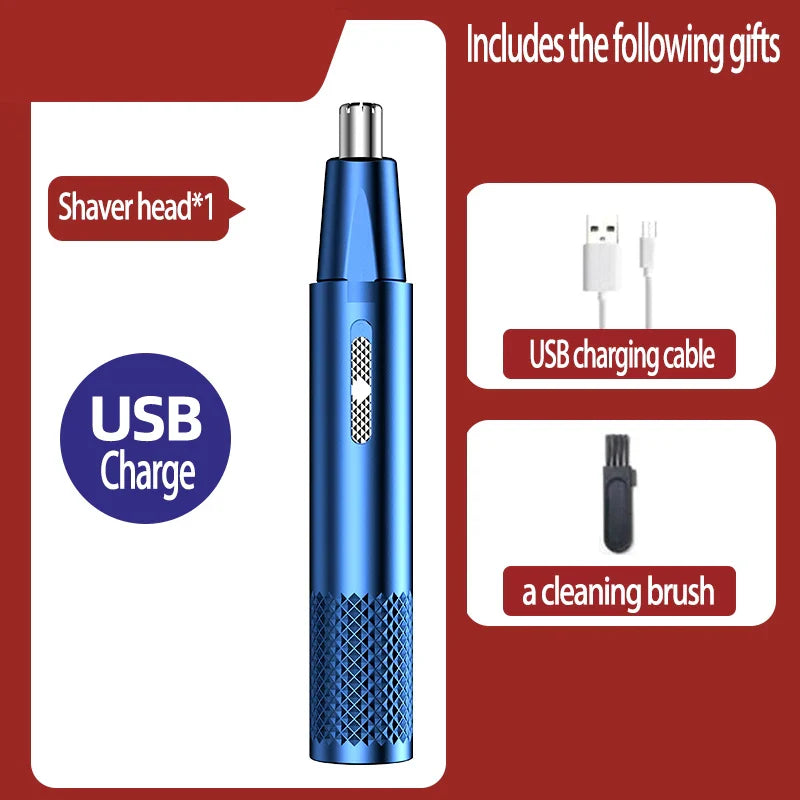 Nasenhaarschneider USB Aufladbar Kompakt 0