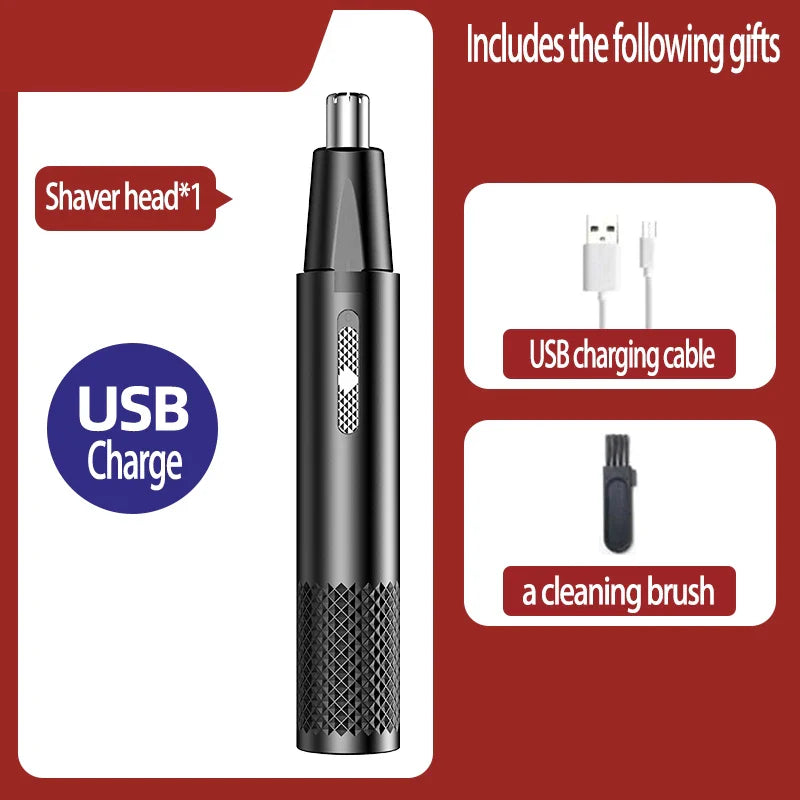 Nasenhaarschneider USB Aufladbar Kompakt 4