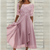 Variant image for Damen Midi Kleid Elegantes Design Leichtes Material für Hochzeitsgast und Sommerveranstaltungen-34