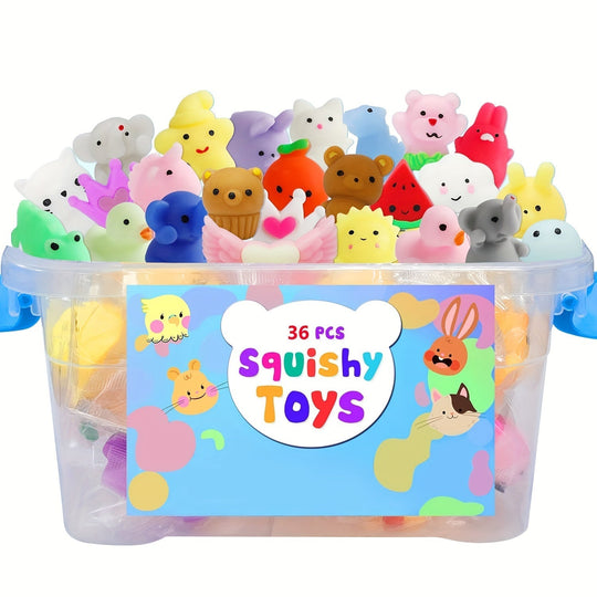 Niedliche Squishy-Tier-Spielzeuge Set für Kinder 5