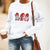 Niedlicher Weihnachtsmann Grafik Pullover