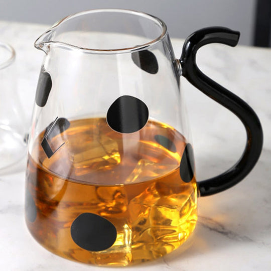 Niedliches Glaskrug-Set mit Tasse für kalte Getränke 6