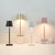 Kabellose Tischlampe LED Weiß Modern Elegantes Design für Innen- und Außenbereich-1