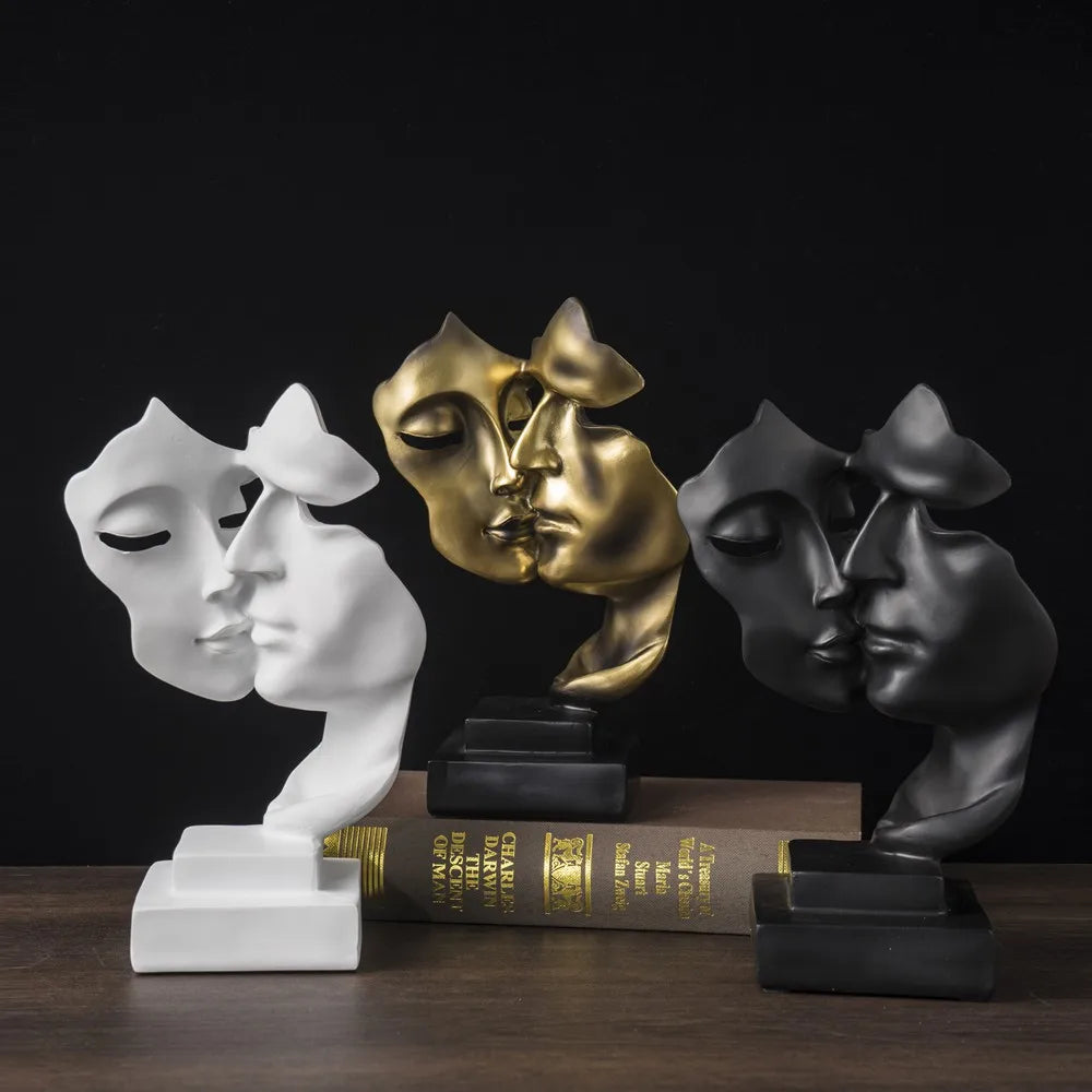 Nordic Maske Abstrakte Statue für Home Dekoration 3