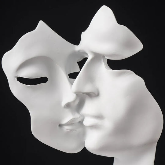 Nordic Maske Abstrakte Statue für Home Dekoration 4