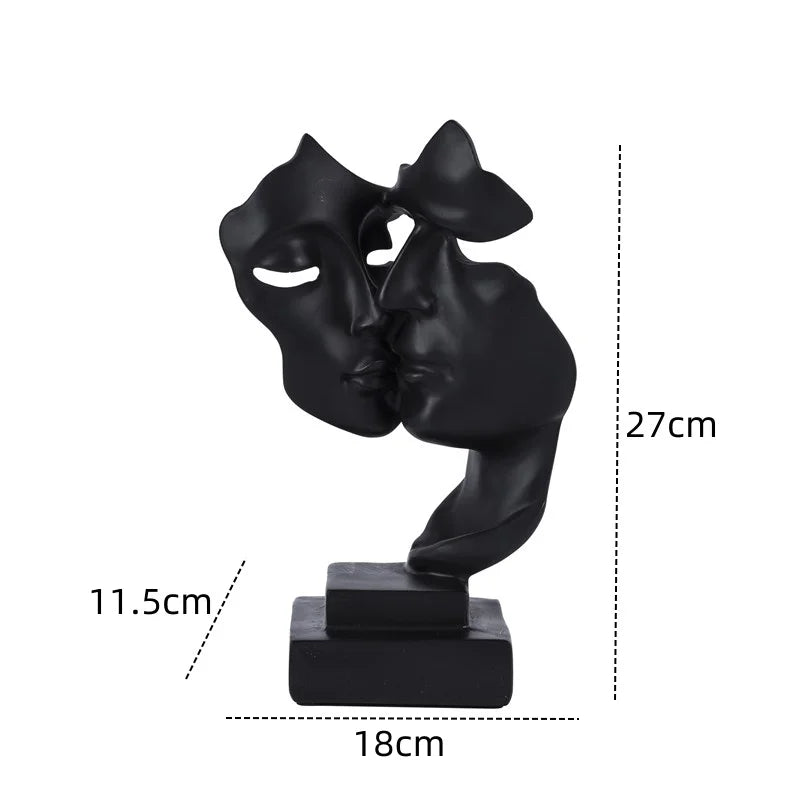 Nordic Maske Abstrakte Statue für Home Dekoration 6