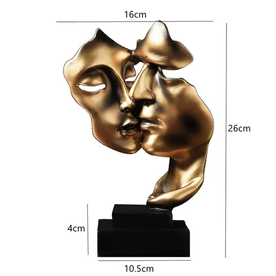 Nordic Maske Abstrakte Statue für Home Dekoration 7