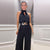 Damen Jumpsuit Elegant Sommer Polyester für Stilvolle Anlässe-4