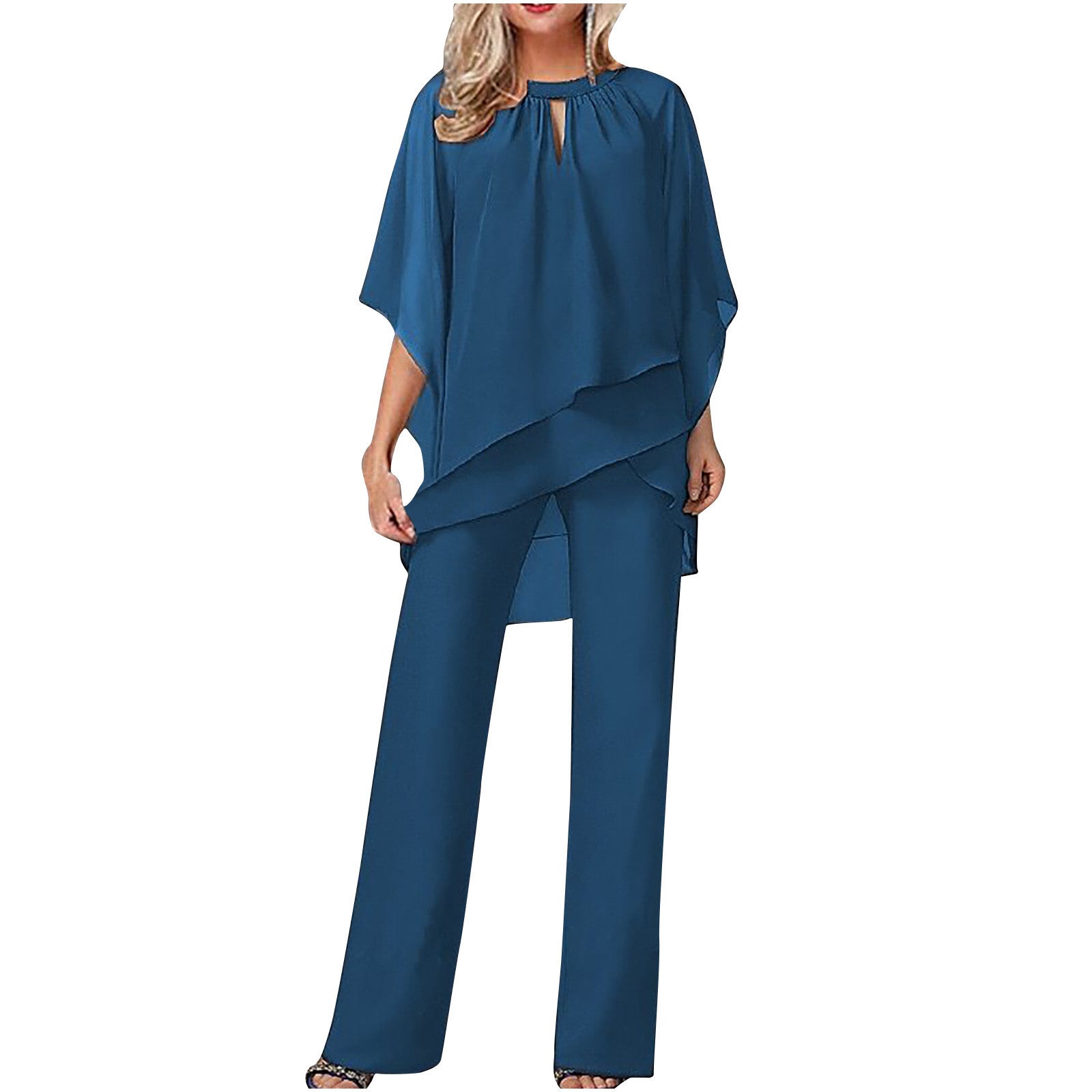 Damen Twin Set Elegante Mode Hochwertige Stoffe
