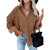 Damen Cordhemd Oversized Komfortabel Baumwolle
