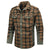 Herren Flanellhemd Langarm Klassisch Baumwolle-Polyester