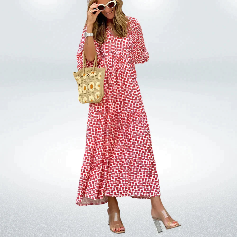 Variant image for Damen Freizeitkleid Modernes Design Baumwollmix Bequem-17