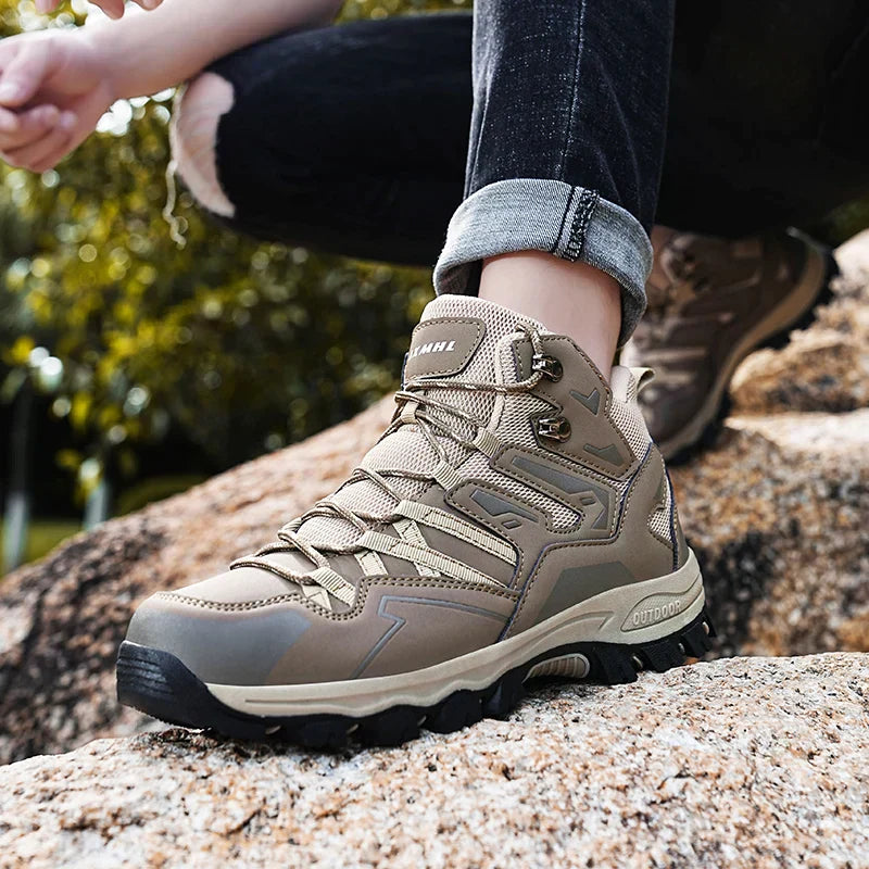 Herren Trekkingschuhe Wasserdicht mit Verbesserter Sohle für Outdoor-Aktivitäten 6