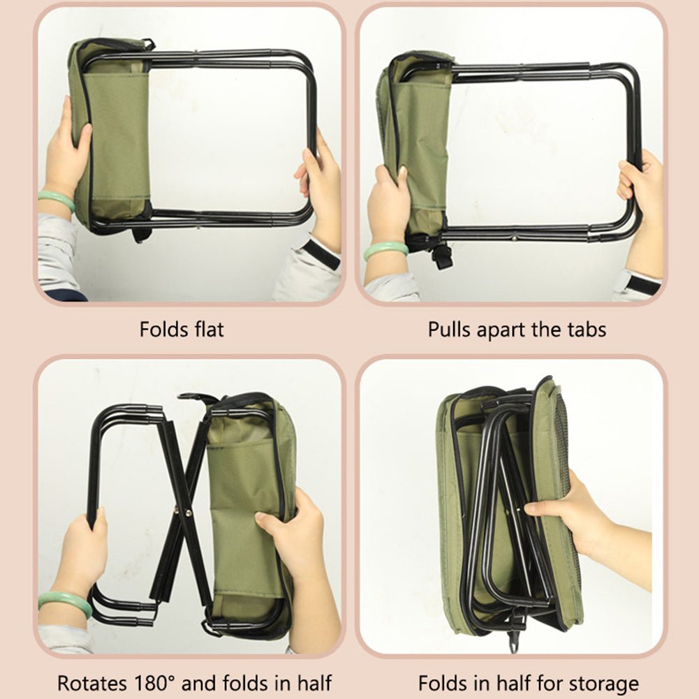 Outdoor Rucksack mit Klappstuhl für Abenteuer 6