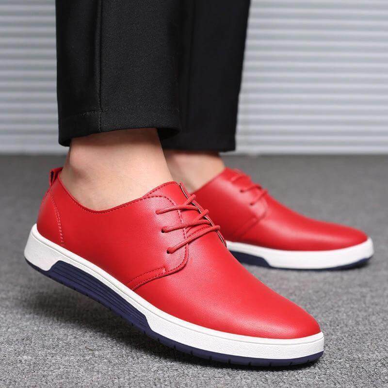 Oxford Leder Freizeitschuhe