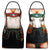 Paare Trachten-Schürzen Set Dirndl und Lederhosen Design Hochwertiger Stoff 2