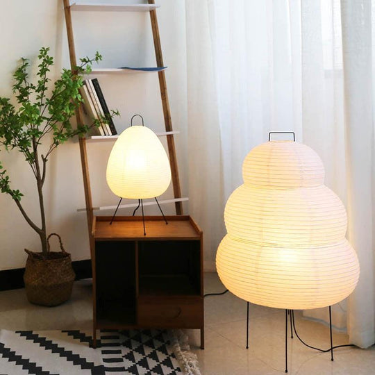 Papierlampe mit japanischer Inspiration für stilvolle Beleuchtung 1