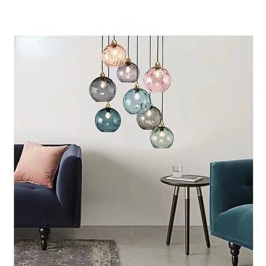 Pendelleuchte Glaskugel Für Esszimmer Und Wohnzimmer Stilvoll 1