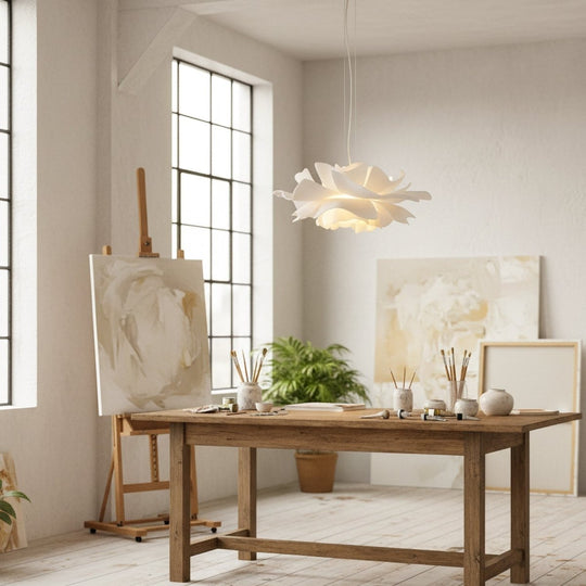 Pendelleuchte für Esszimmer und Wohnzimmer im Lotusdesign 4