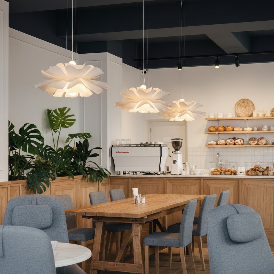Pendelleuchte für Esszimmer und Wohnzimmer im Lotusdesign 5